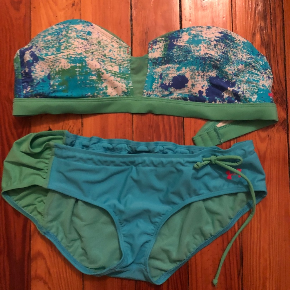 Under Armour strapless bikini
